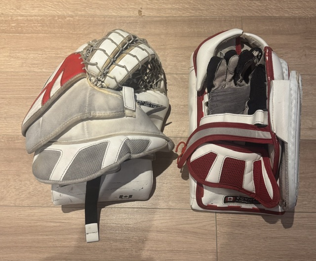 Brian’s G-Netik Goalie Glove and Blocker