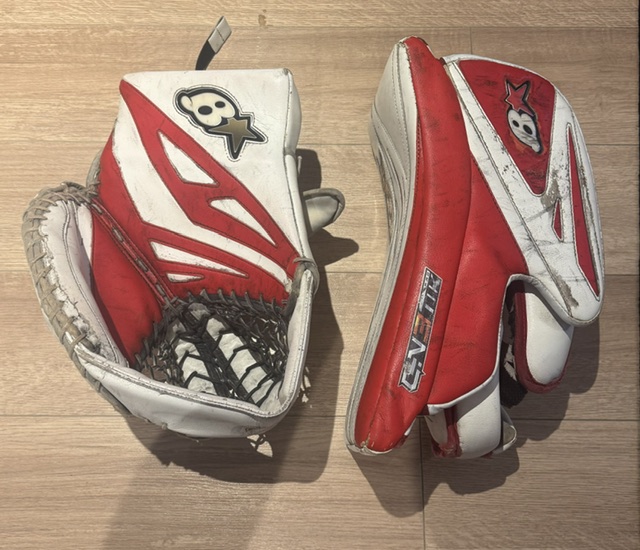 Brian’s G-Netik Goalie Glove and Blocker